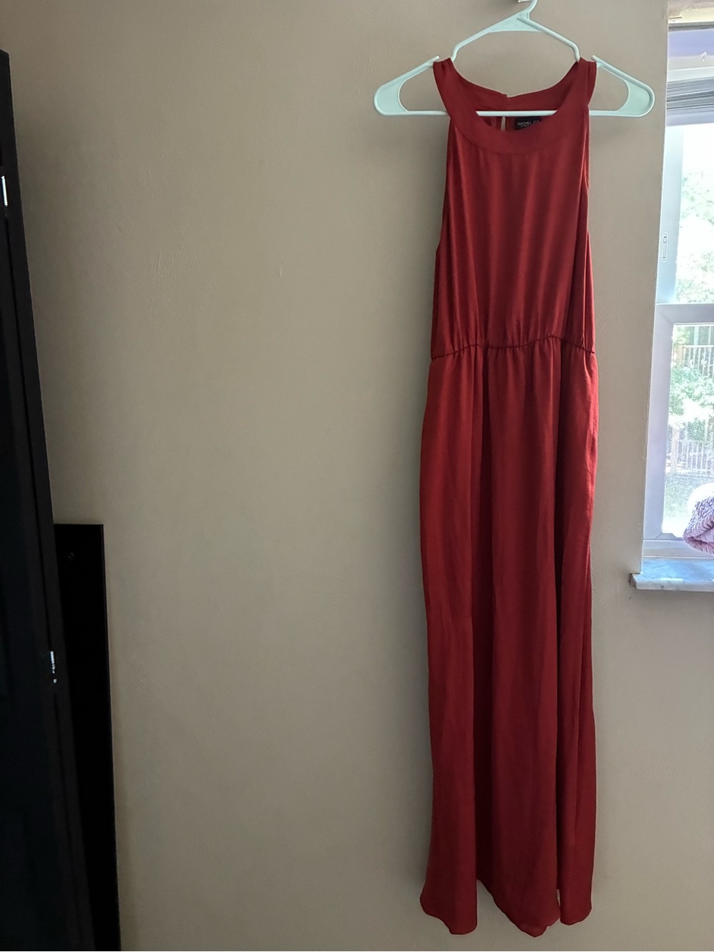 Rachel Zoe Rust Red Sleeveless Maxi Dress